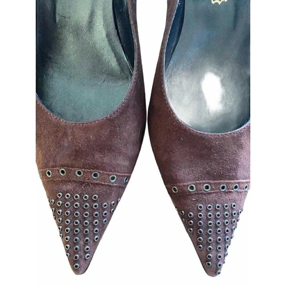 Marco Tozzi Shoes‎ Womens Size 39 Euro 8.5 US Brown Suede Pumps Pointed Toe New